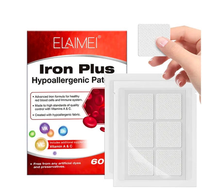 Iron Plus Patches – Iron, Vitamin A & C Wellness Support