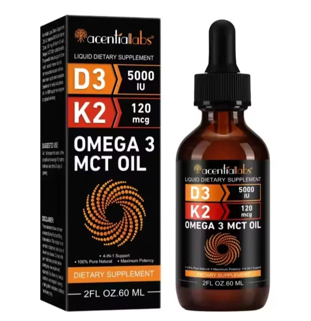 Vitamin D3 + K2 Drops – Immune & Bone Support
