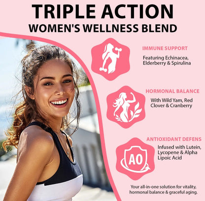 Women’s Multivitamin Gummies – Daily Vitamins & Minerals for Energy, Immunity & Wellness