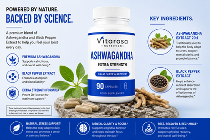 Ashwagandha High Strength 90 Capsules