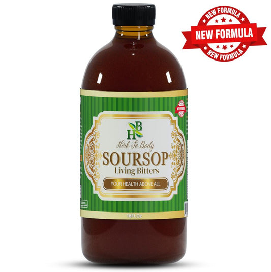 Herb to Body Soursop Living Bitters – 473ml (16fl oz)