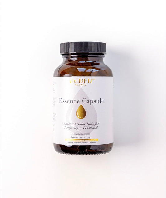 BePurer The Essence Capsule – Prenatal Multivitamin with Choline – product packaging