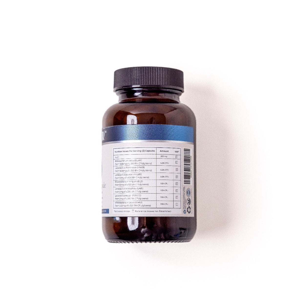BePurer The Protect – Live Cultures & Inulin Capsules – back of live-culture bottle