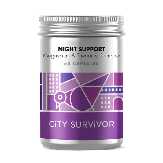 City Survivor Night Support – 60-capsule tin