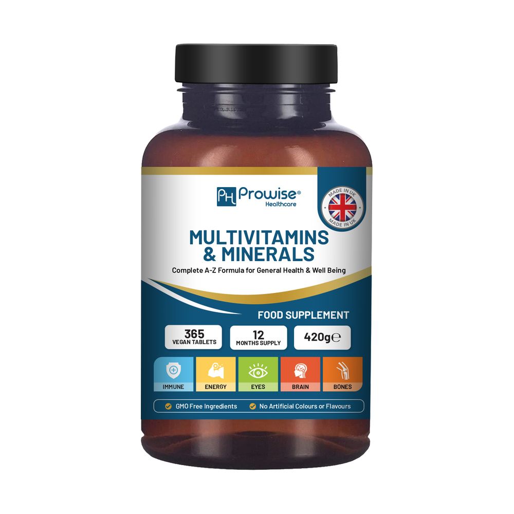Prowise A–Z Multivitamins & Minerals – 365 Tablets – front of 365-tablet pack