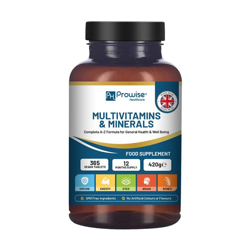 Prowise A–Z Multivitamins & Minerals – 365 Tablets – front of 365-tablet pack