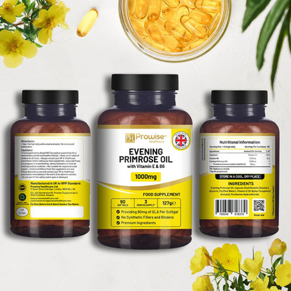 Prowise Healthcare Vegan Evening Primrose Oil 2000mg – 60 Softgels – product image 2