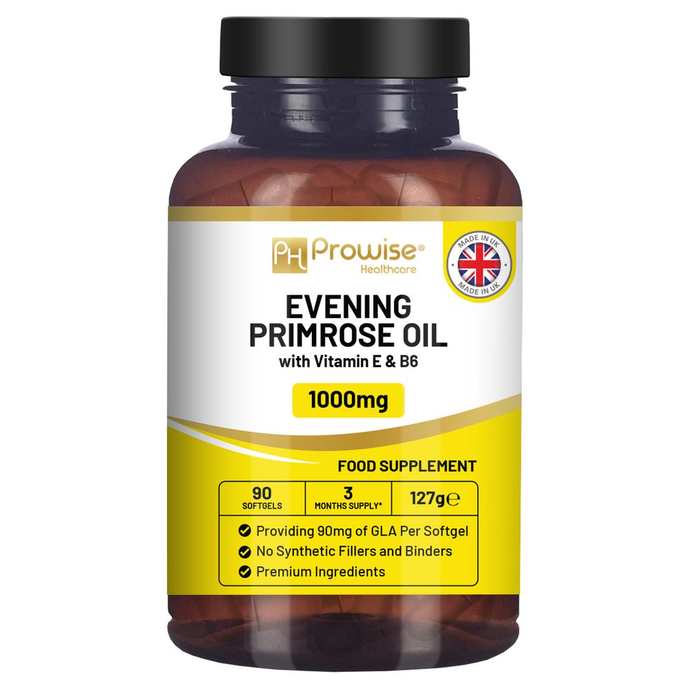 Prowise Healthcare Vegan Evening Primrose Oil 2000mg – 60 Softgels – product packaging