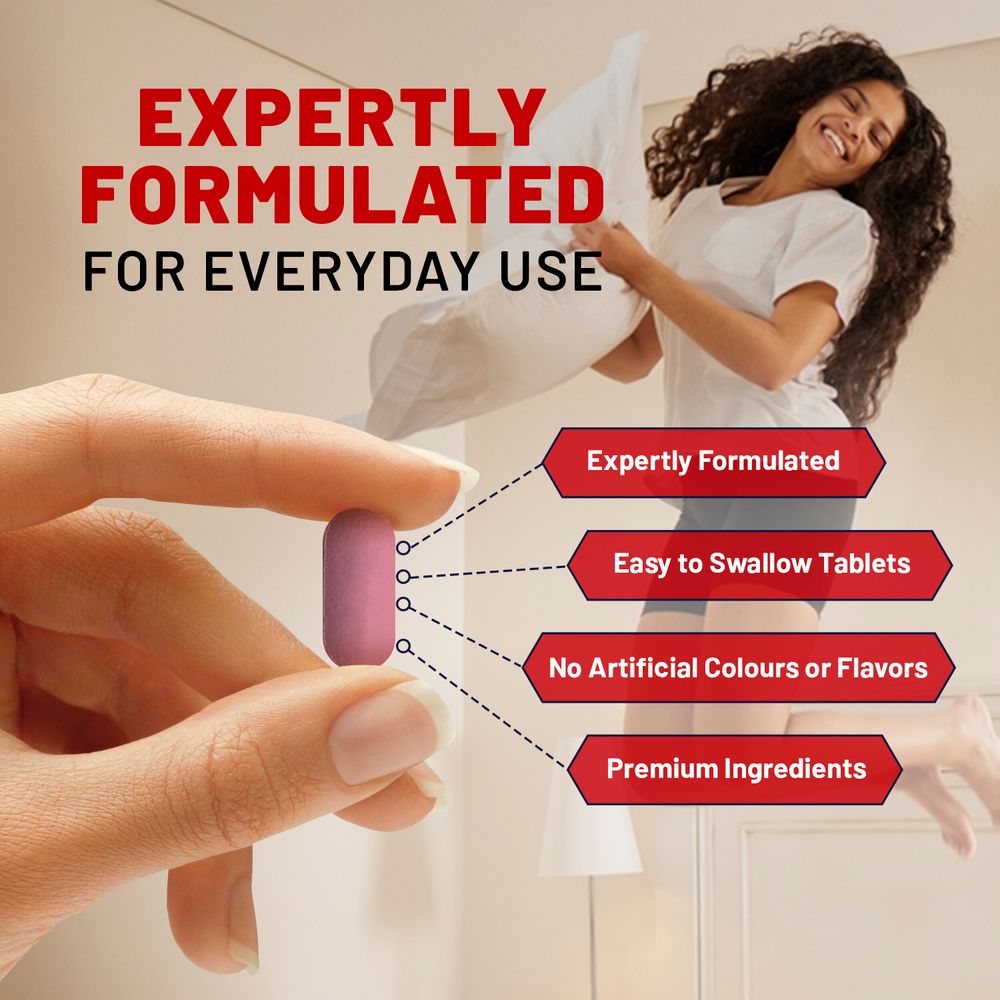 Prowise Cranberry 30,000mg Equivalent & Vitamin C – 180 Tablets – tablet format infographic