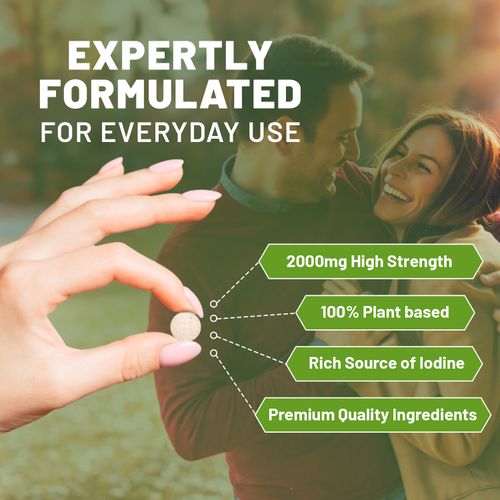Prowise Sea Kelp 2000mg – 200 Tablets – tablet format infographic