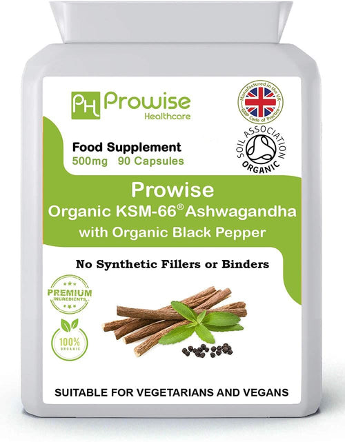Prowise Healthcare KSM-66 Ashwagandha 500mg – 90 Capsules – front bottle label