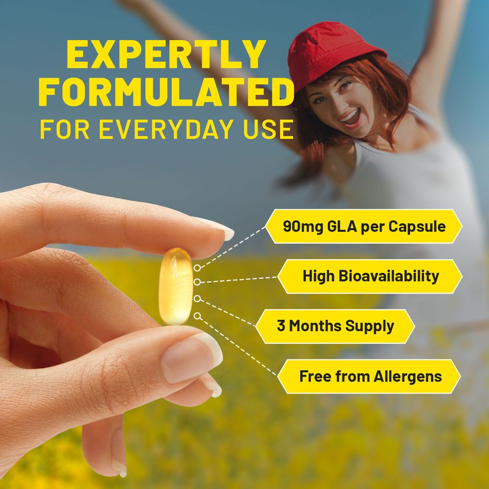 Prowise Healthcare Vegan Evening Primrose Oil 2000mg – 60 Softgels – product image 4