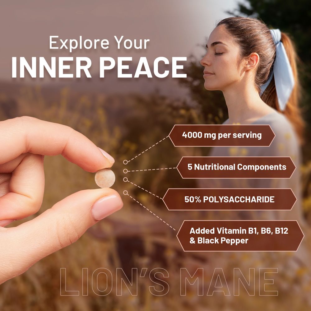 Prowise Lion’s Mane with B Vitamins – 180 Tablets – lion’s mane and B vitamin formula overview