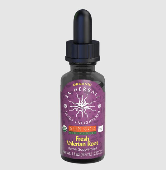 Sun God Medicinals Organic Fresh Valerian Root Tincture – 30ml