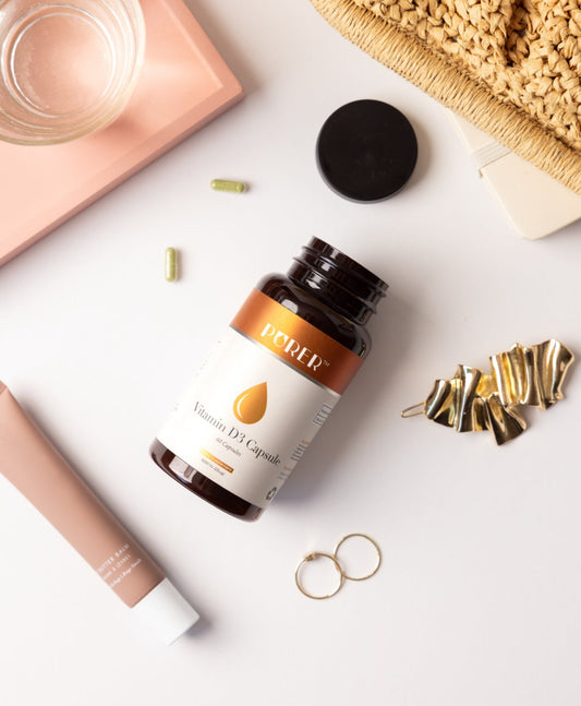 BePurer Vegan Vitamin D3 1000IU – Lichen Capsules – vitamin D bottle with capsules