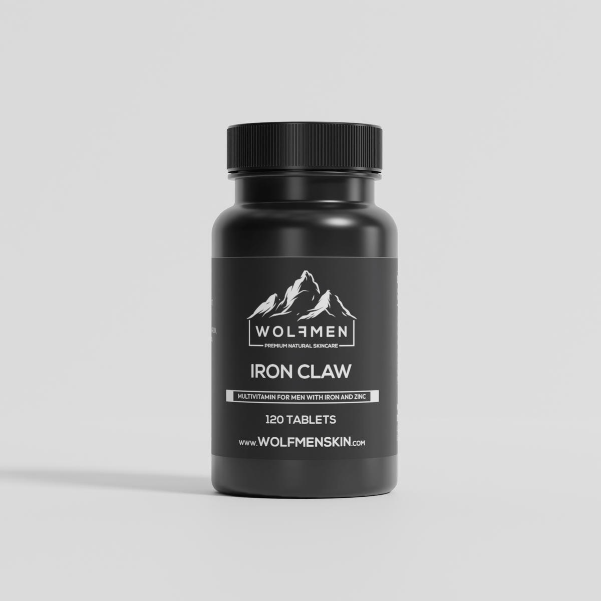 Wolfmen Iron Claw – 120 Tablets – tablet bottle